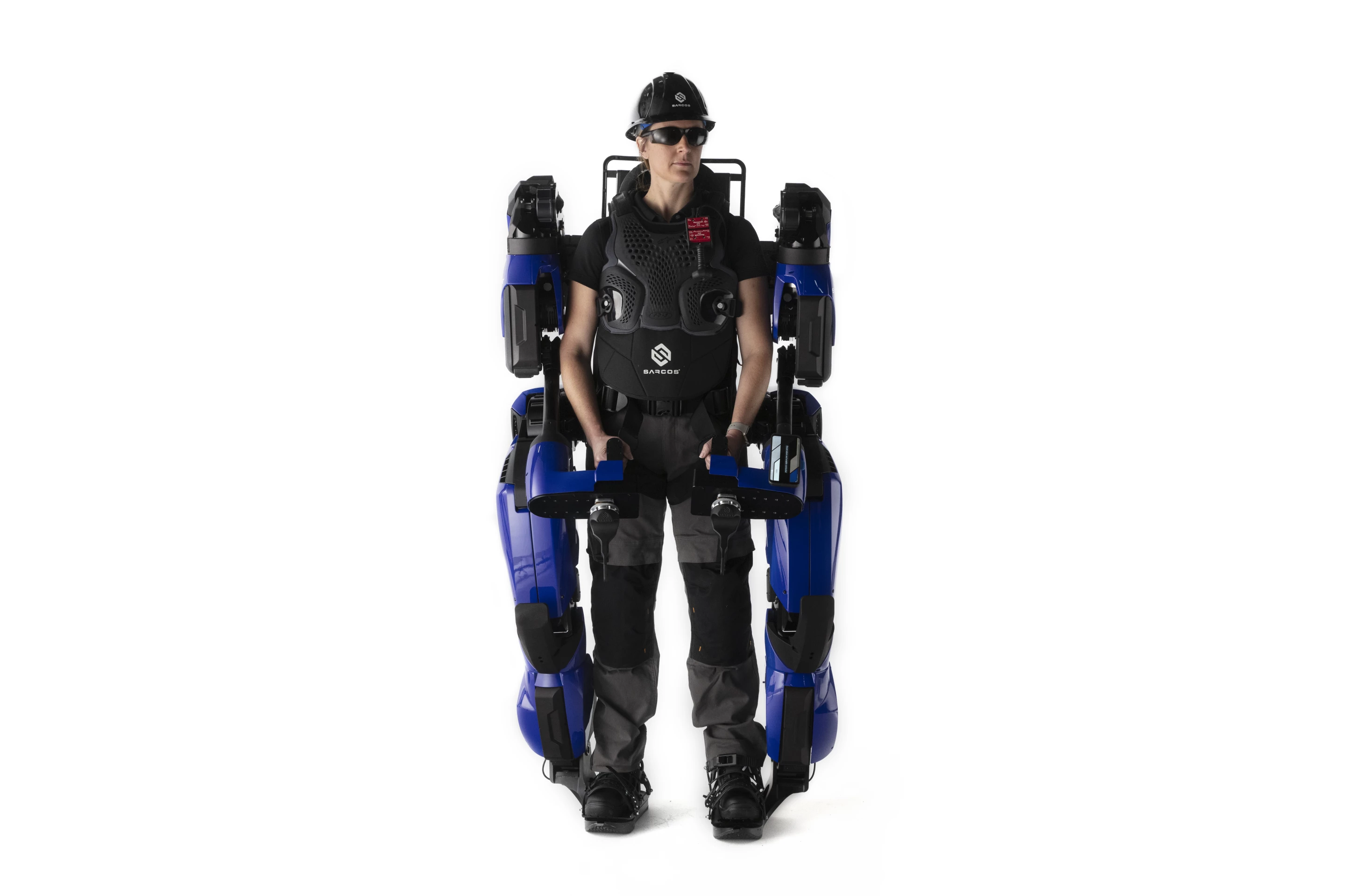 The Guardian XO amplifies the wearer's strength by up to 20 times