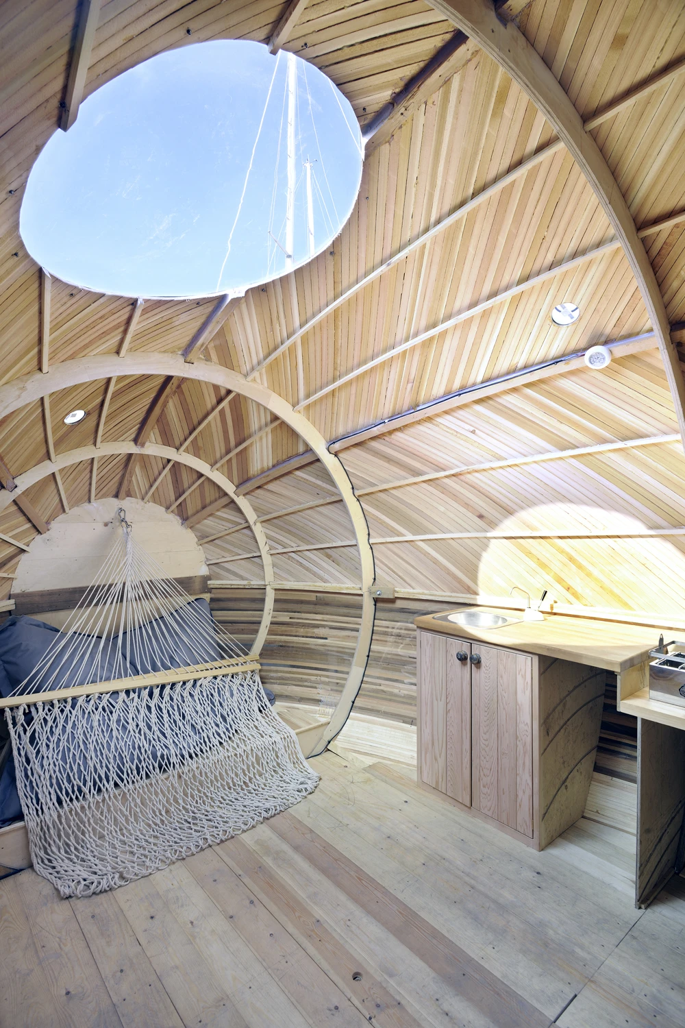 Though not exactly bursting with modern amenities, the snug space does manage to provide some basic home comforts (Photo: Nigel Rigden)