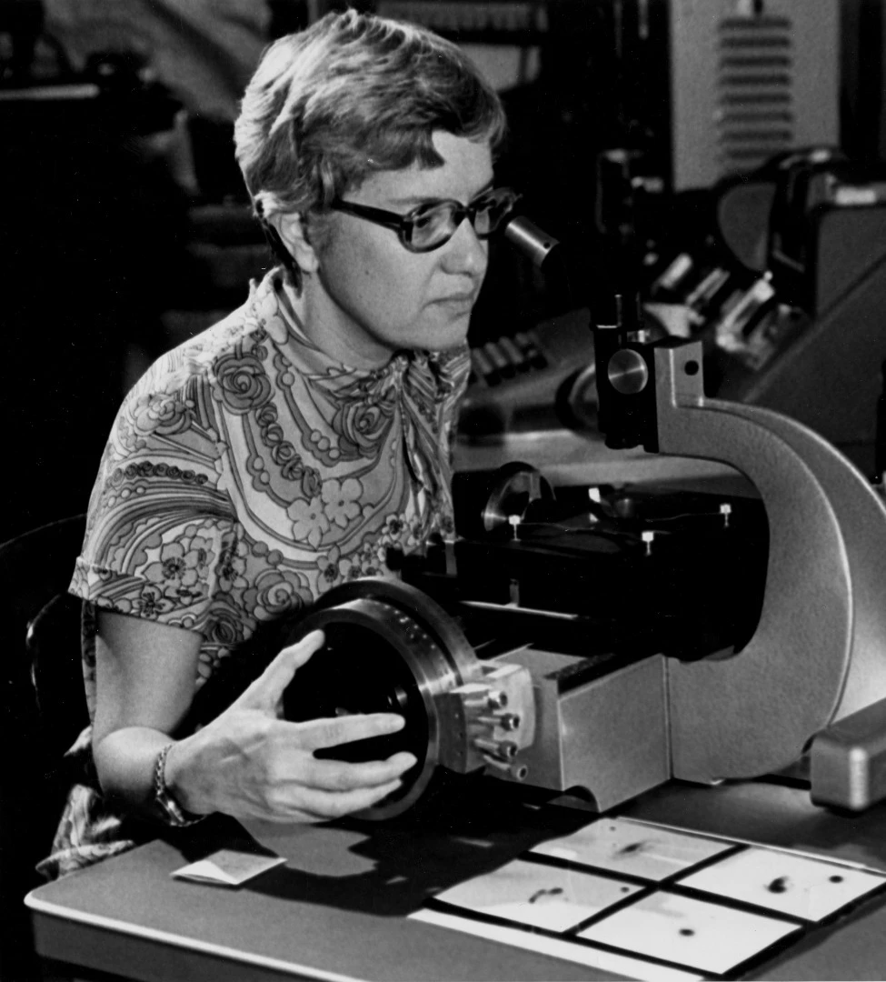 Astronomer Vera Rubin in 1974