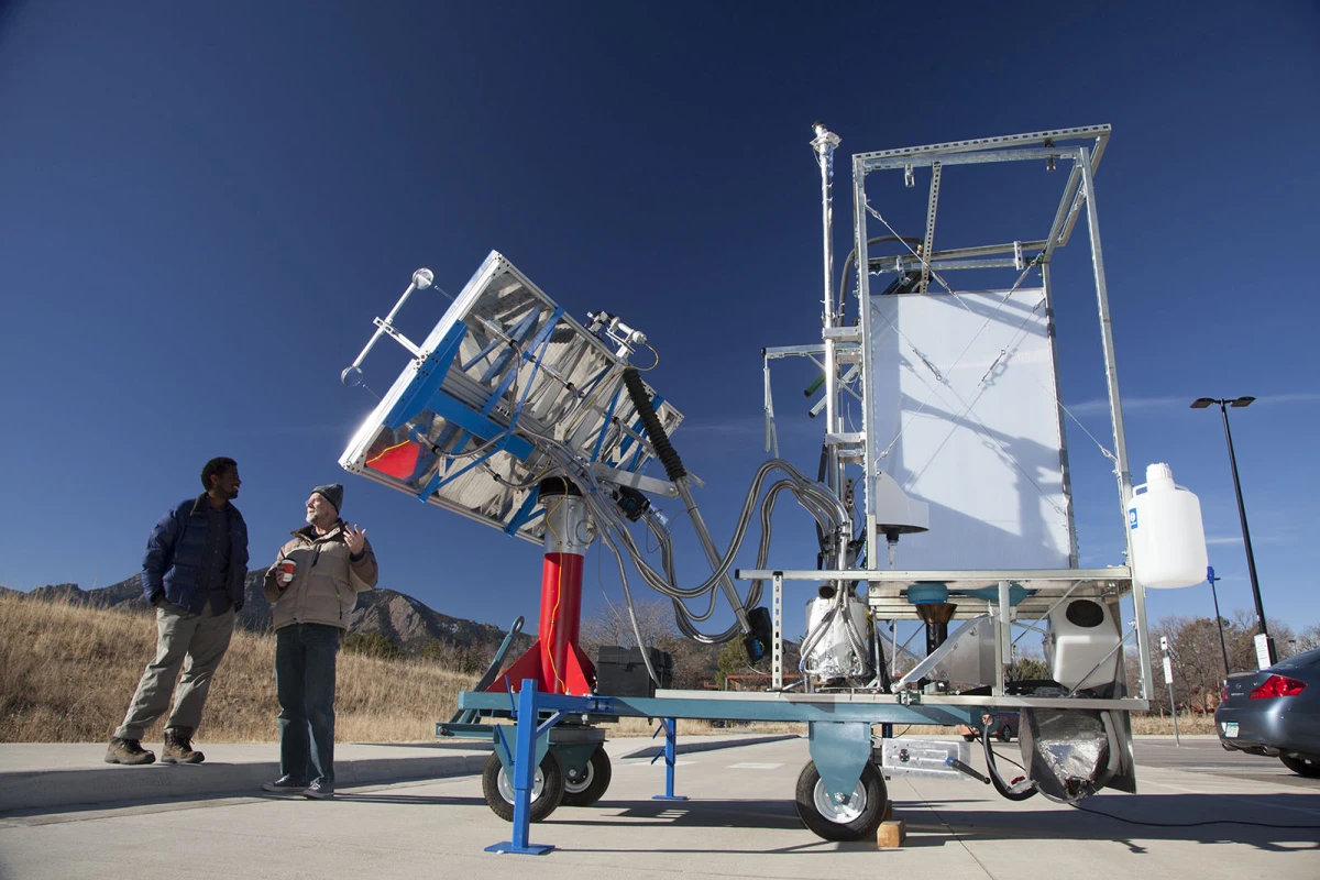 The University of Colorado's solar toilet