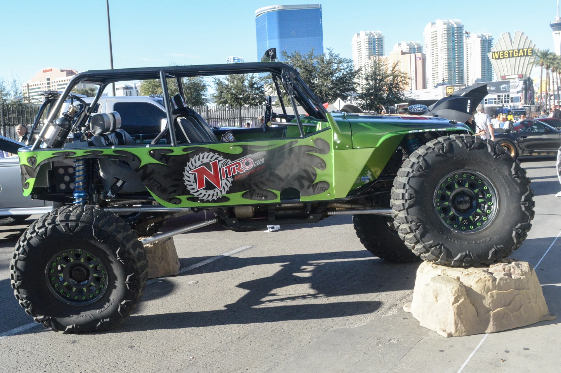 This Nitro Gear & Axle Jeep appears ready to climb rocks of all shapes and sizes (Photo: C.C. Weiss/Gizmag)