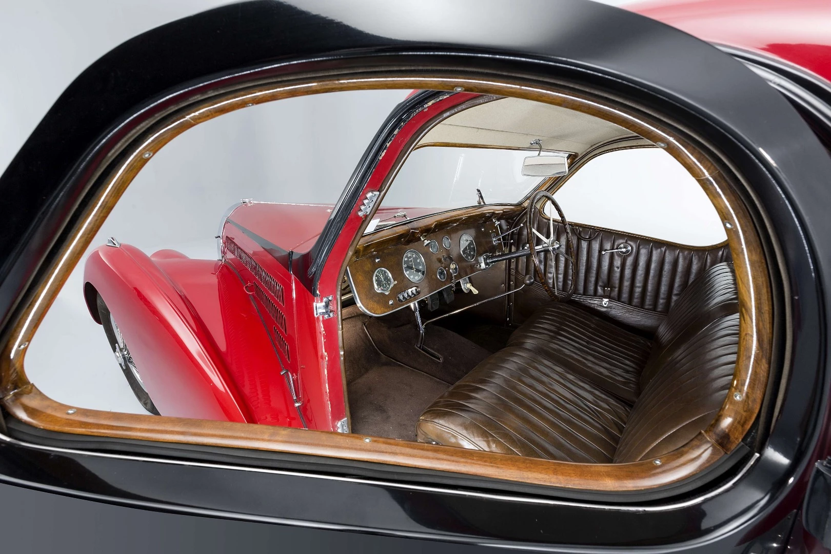 This 1938 Bugatti Type 57C Coupe Atalante was prepared specifically for the 1938 Geneva Motor Show, and sold with a fastidiously documented history for €2,903,200 ($3,557,153) at Artcurial's official Retromobile auction