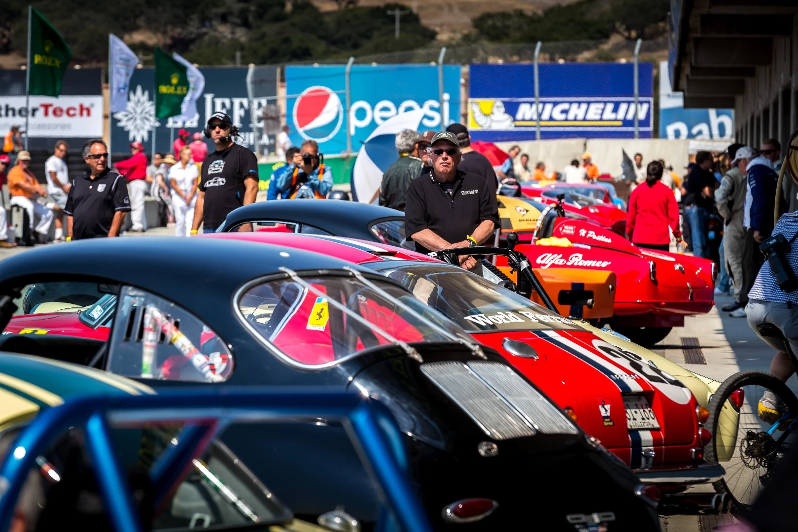 Italians and the Germans, together again on pit row