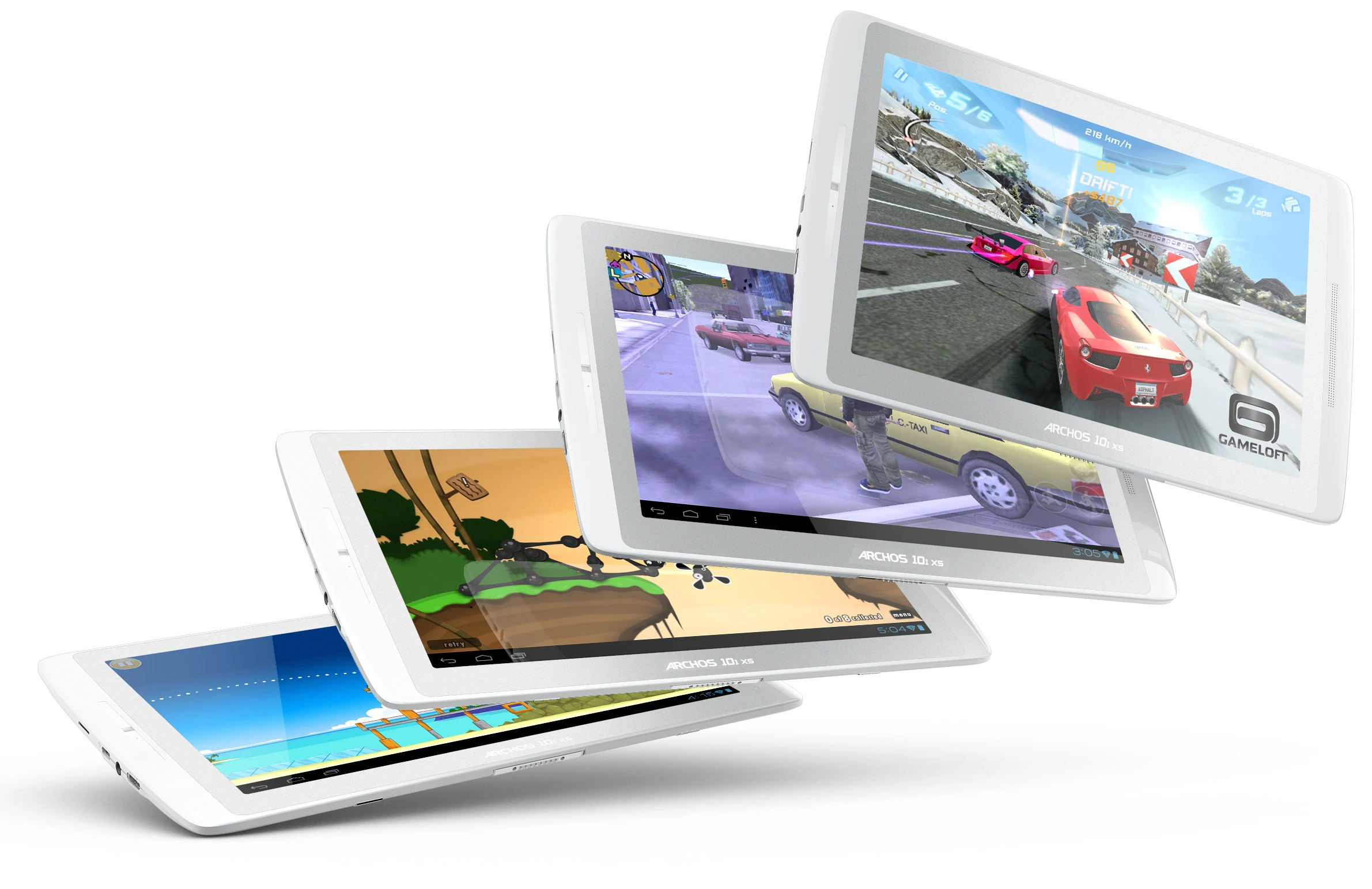 The new extra slim Archos tablet on show at IFA was running on Android 4.0.3 (Ice Cream Sandwich) but it will be upgraded to 4.1 during Q4 2012