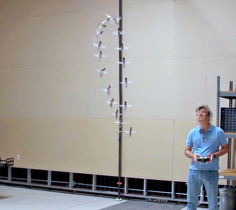 The Nano Hummingbird doing a 360 degree loop
