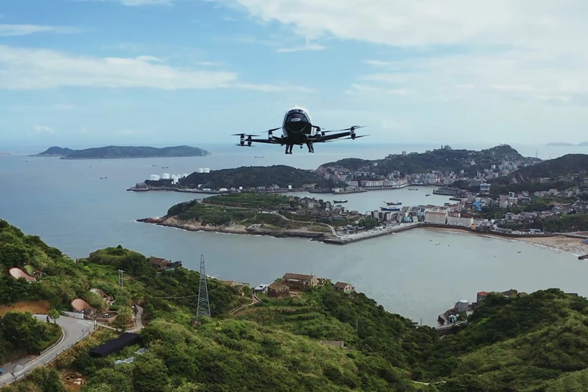 EHang's 216 autonomous aerial vehicle is now approved to carry over 150 kg of cargo
