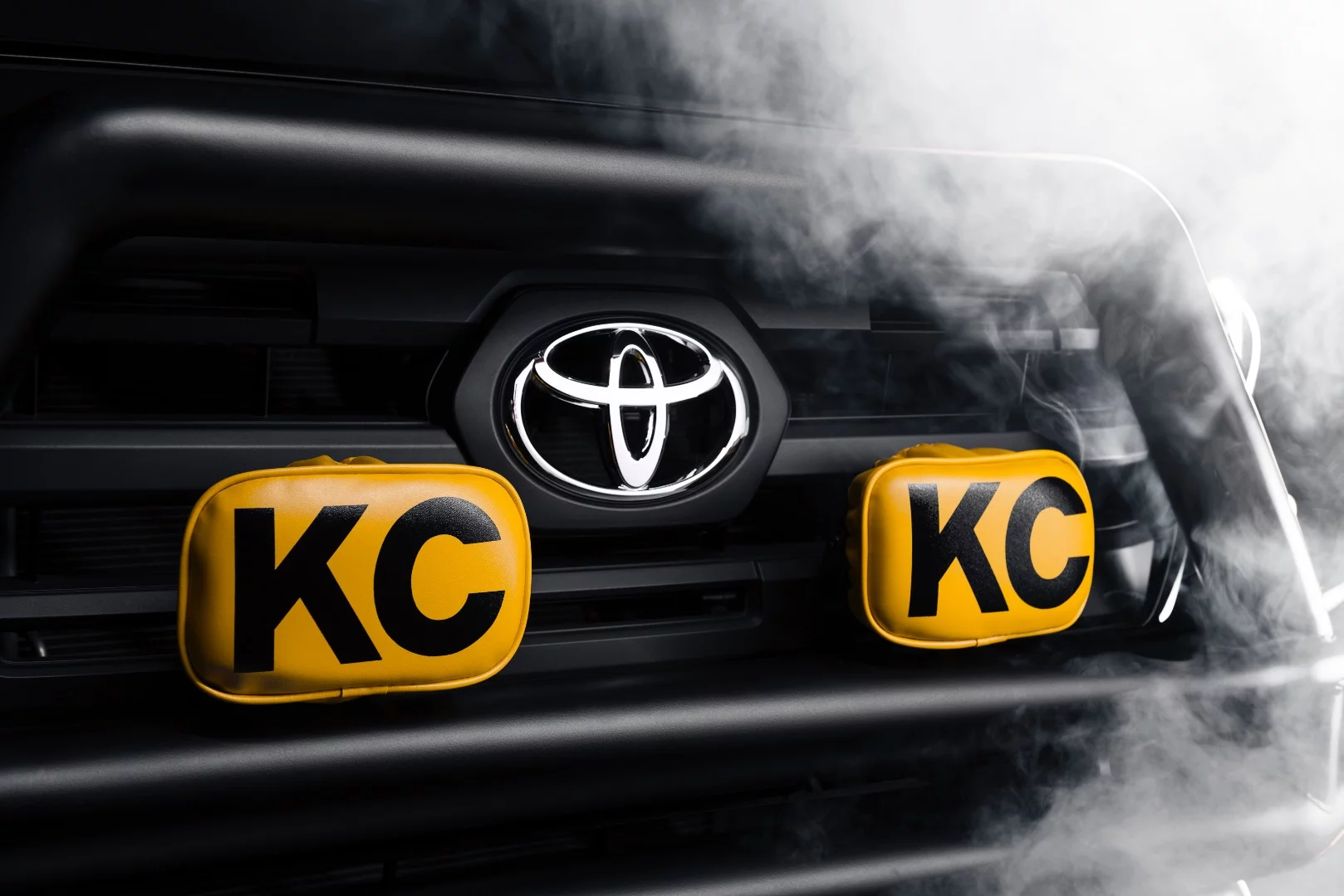 The yellow KC lights are a major styling point of the original and recreation