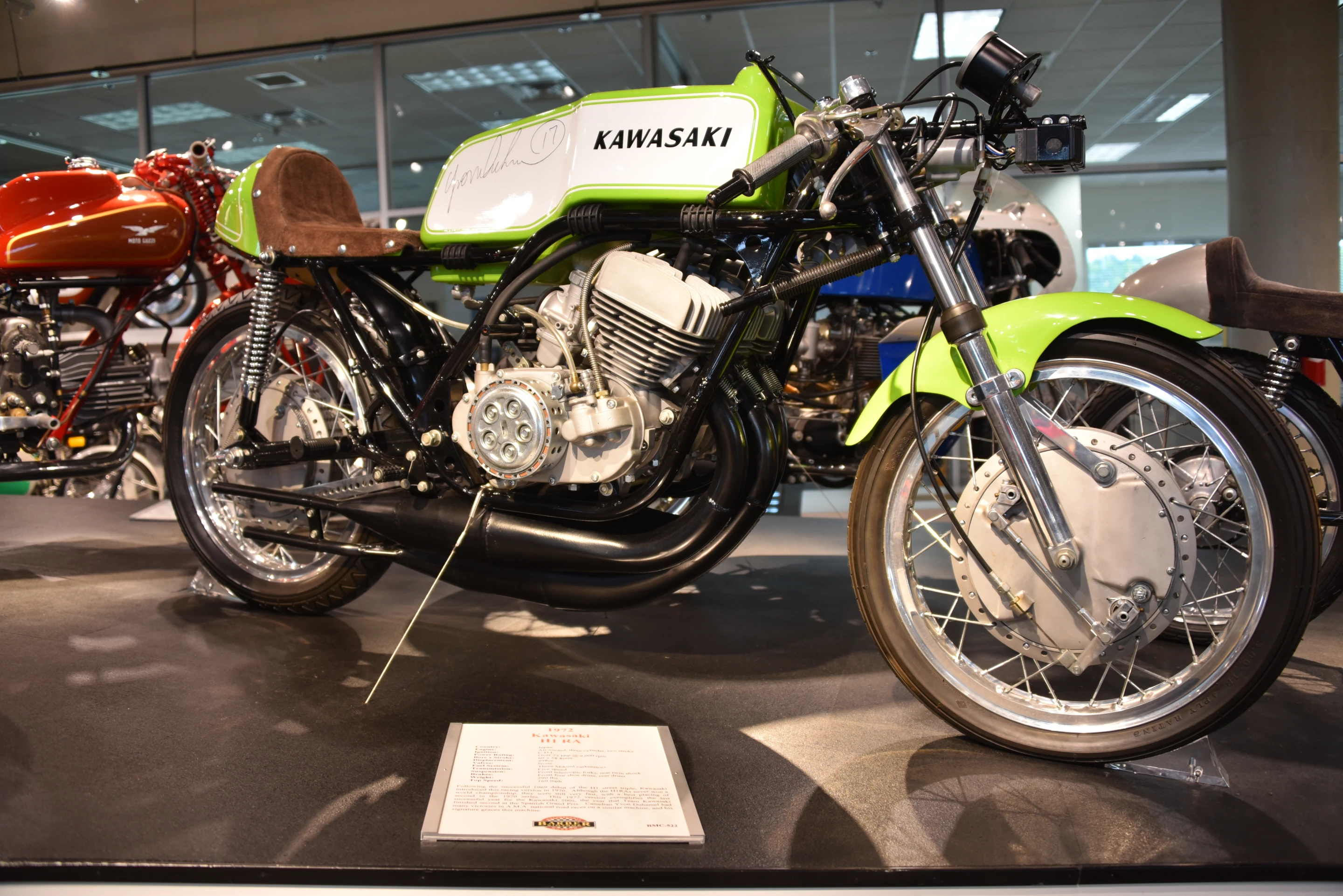 1972 Kawasaki H1 RA similar to the one Yvonne DuHamel raced in the AMA national road race series