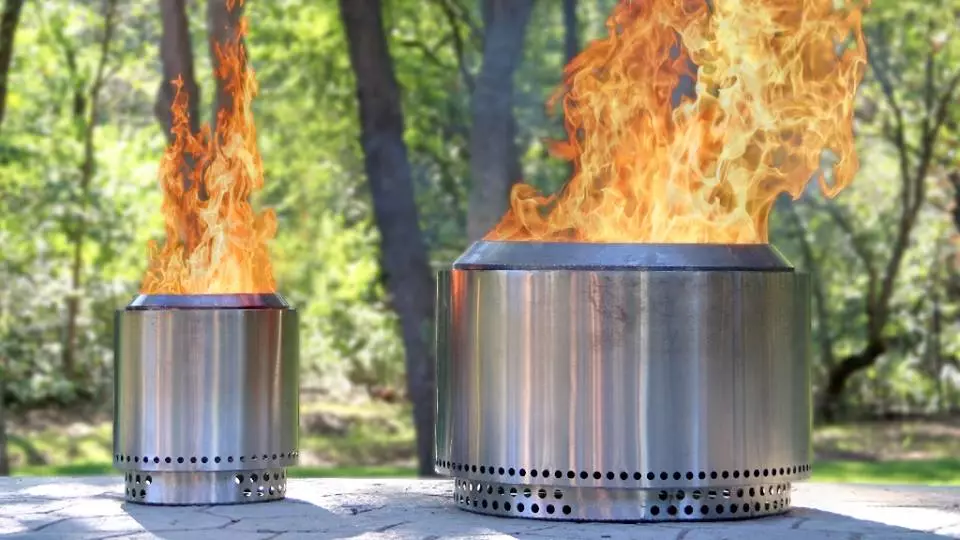 Alongside the Yukon, Solo Stove also offers a smaller fire pit called the Ranger, seen on the left