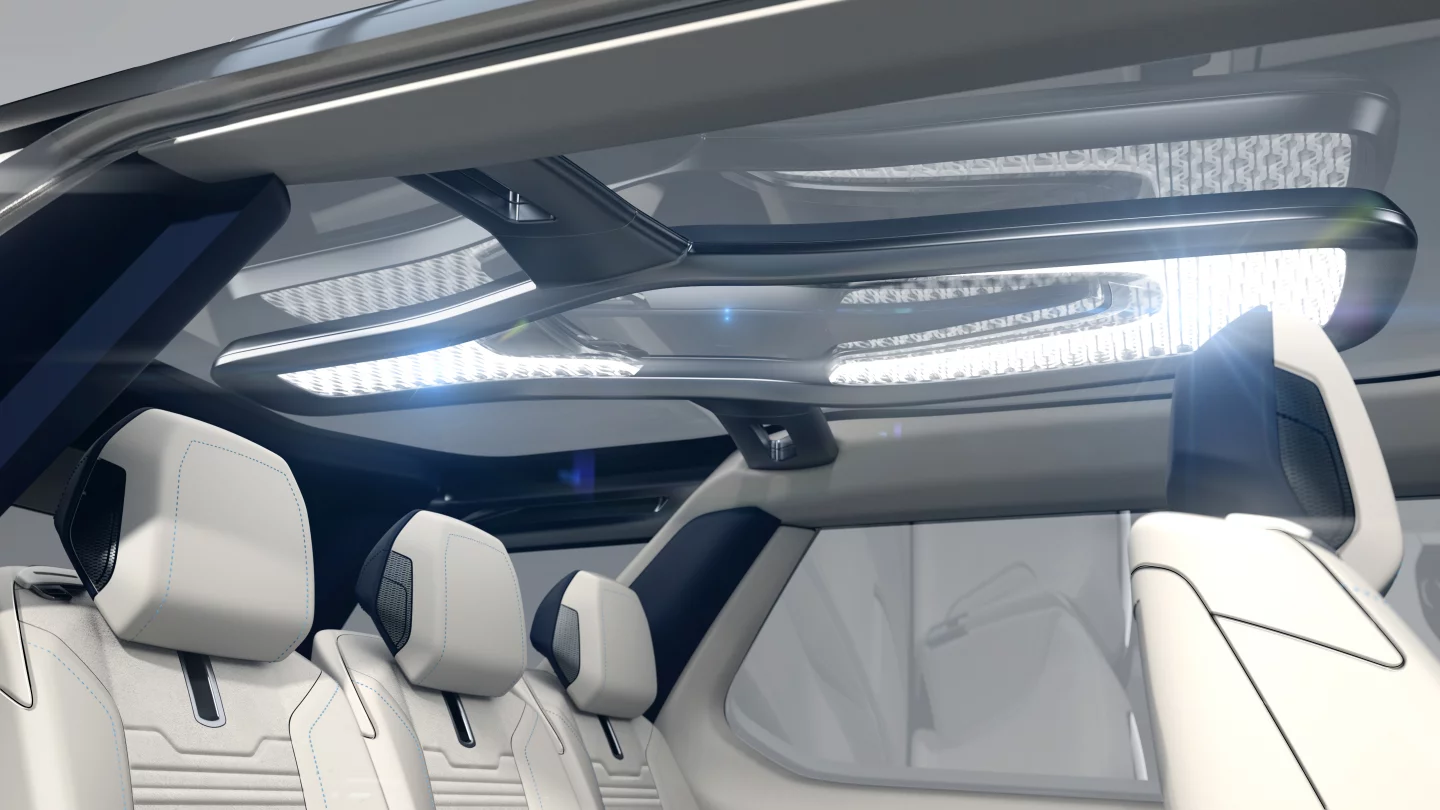 The Land Rover Discovery Vision concept Skylight
