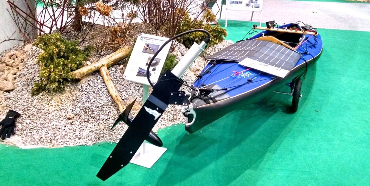 Klepper's solarpowered EKayak gives your arms a rest