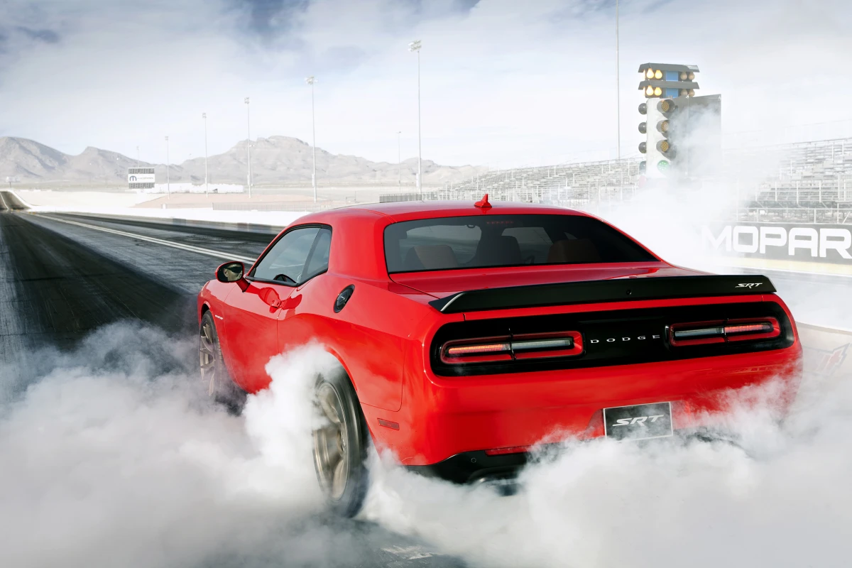 The Dodge Challenger SRT Hellcat has 707 hp and 650 lb-ft on tap