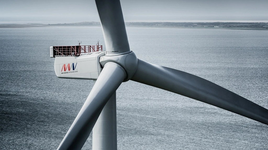 The world's largest wind turbine from Danish company MHI Vestas Offshore Wind sets 9MW energy generation record