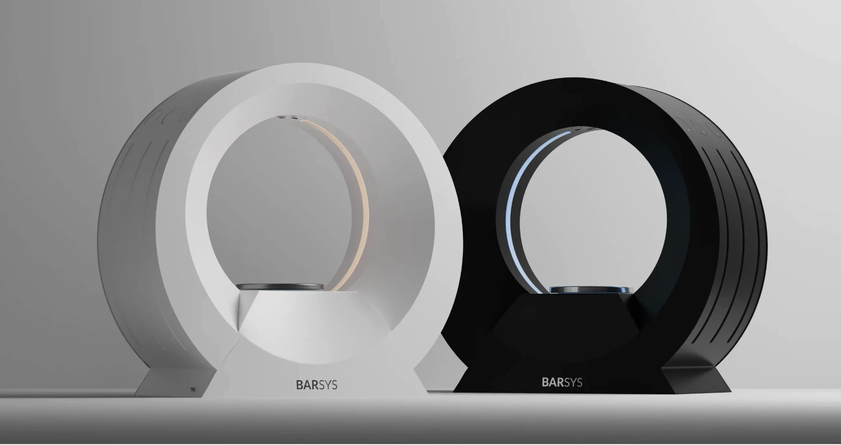 The Barsys 360 comes in black or white
