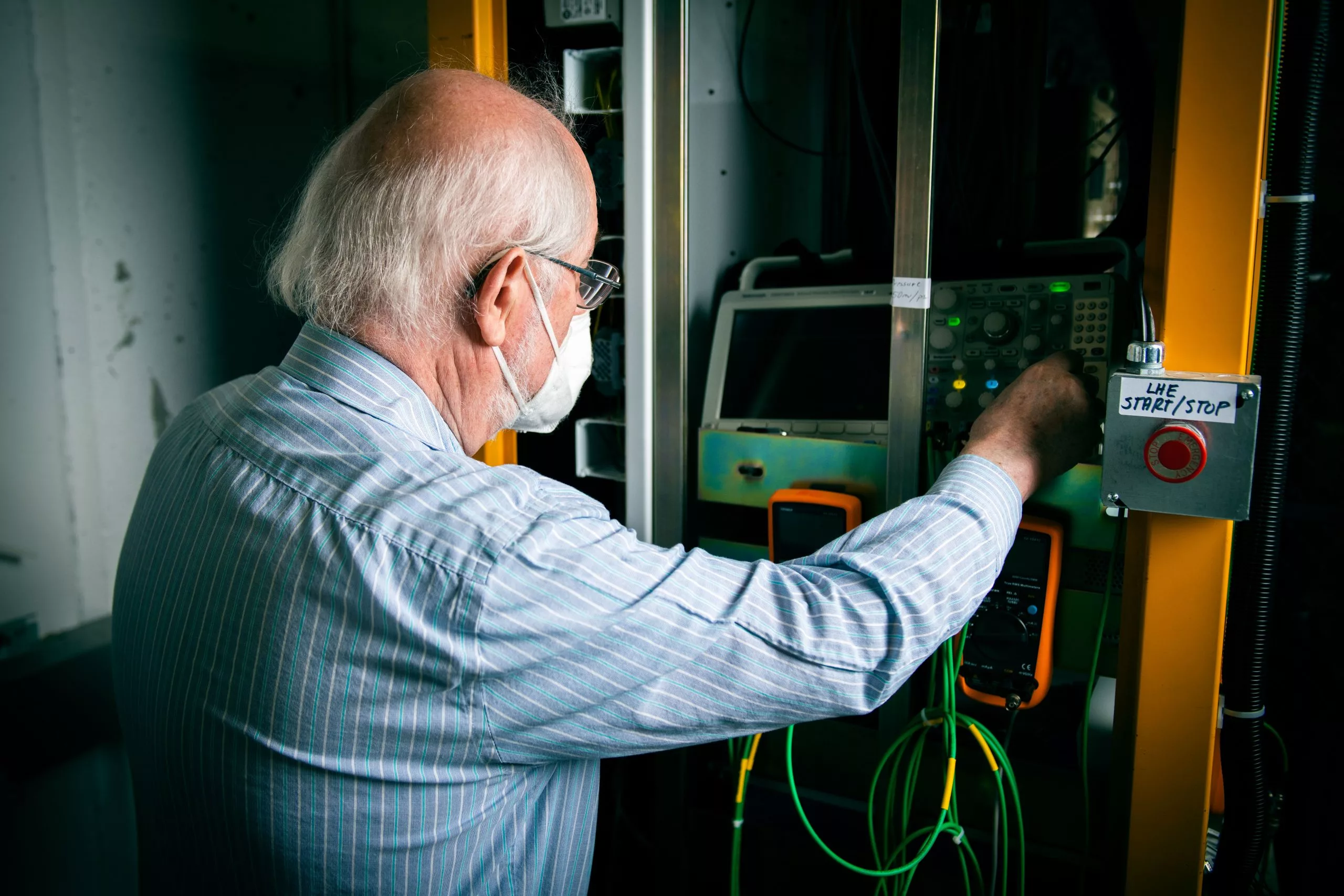 Physicist and study author Henryk Piekarz at work at Fermilab