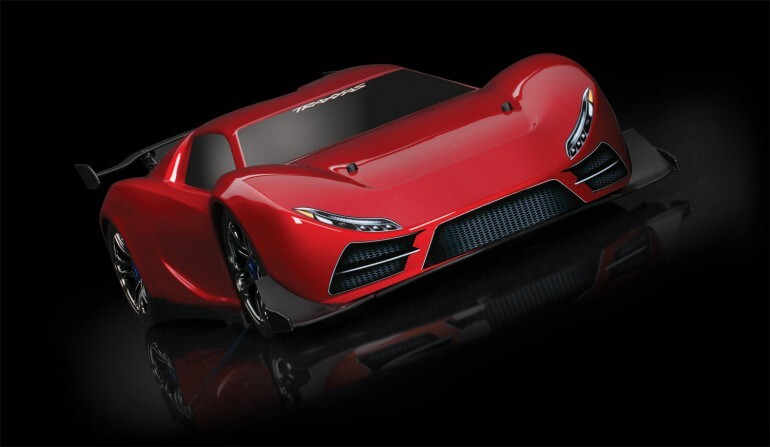 The "world's fastest RC car ready-to-race radio-controlled supercar" from Traxxas