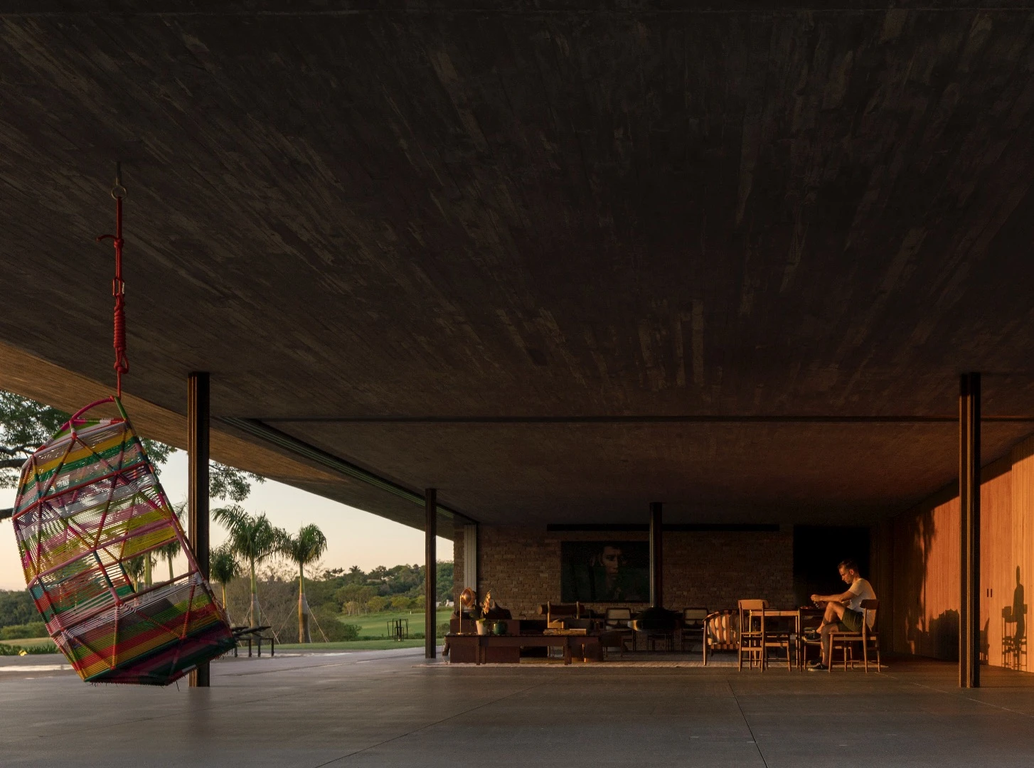 Planar House's interior includes service areas, a gym, TV room and a playroom