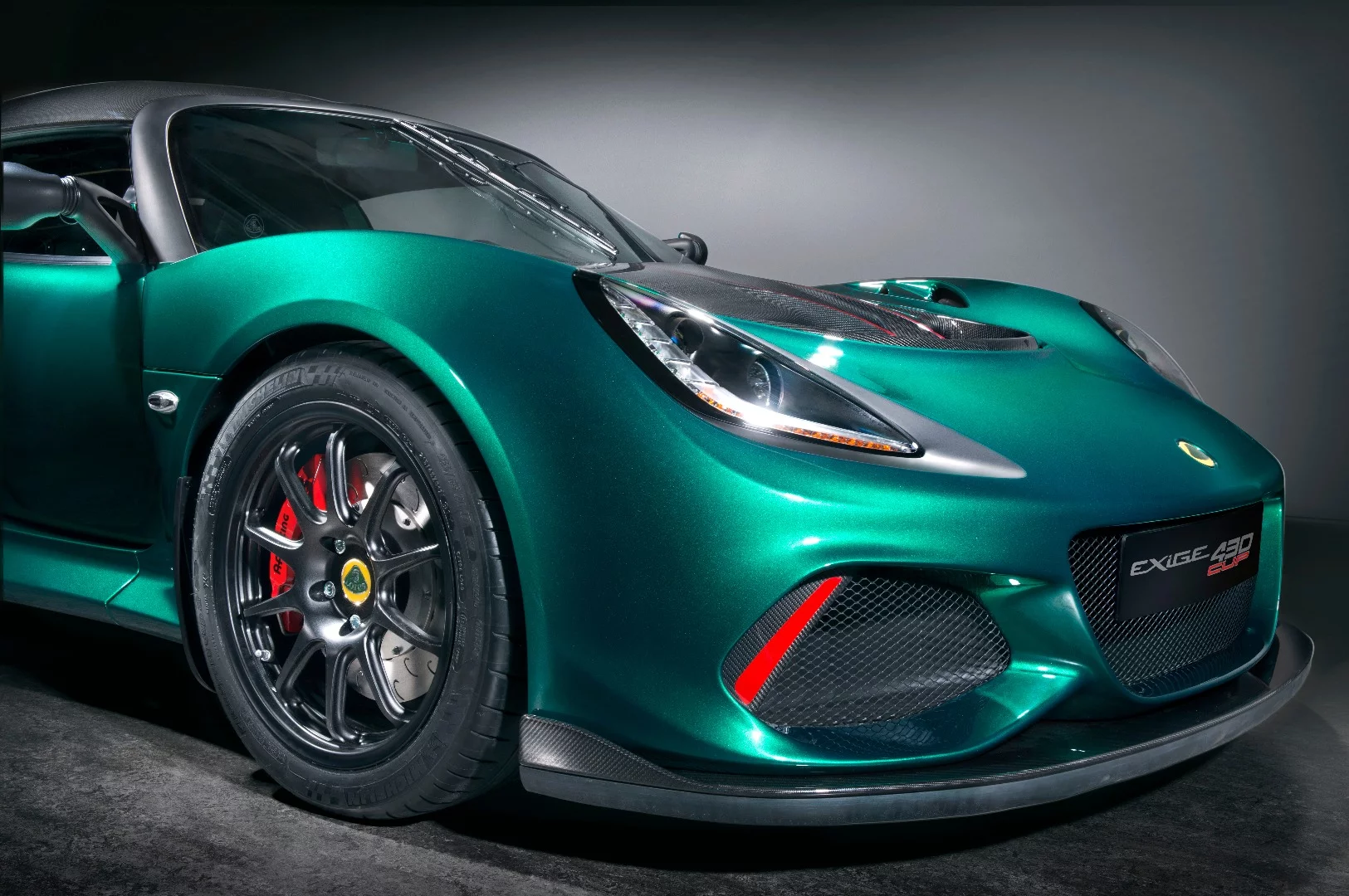 The new front splitter helps to separate and speed airflow under the car