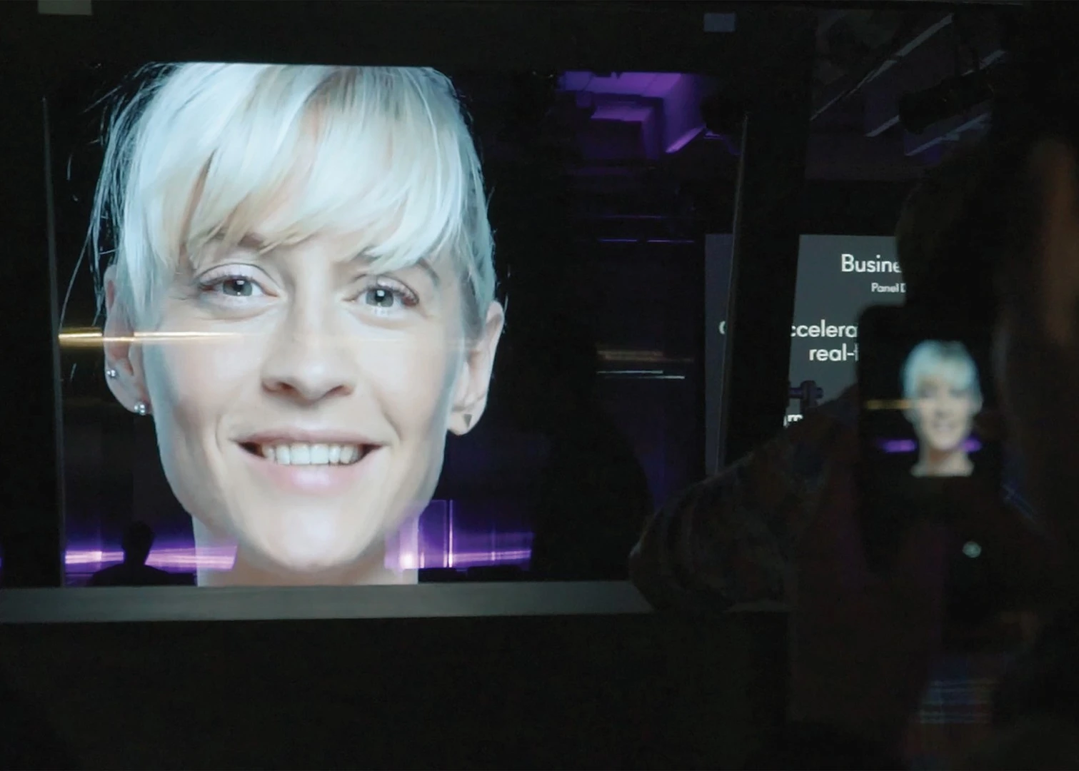 Moving people as well as computer-generated images can be shown in AR by DeepFrame One