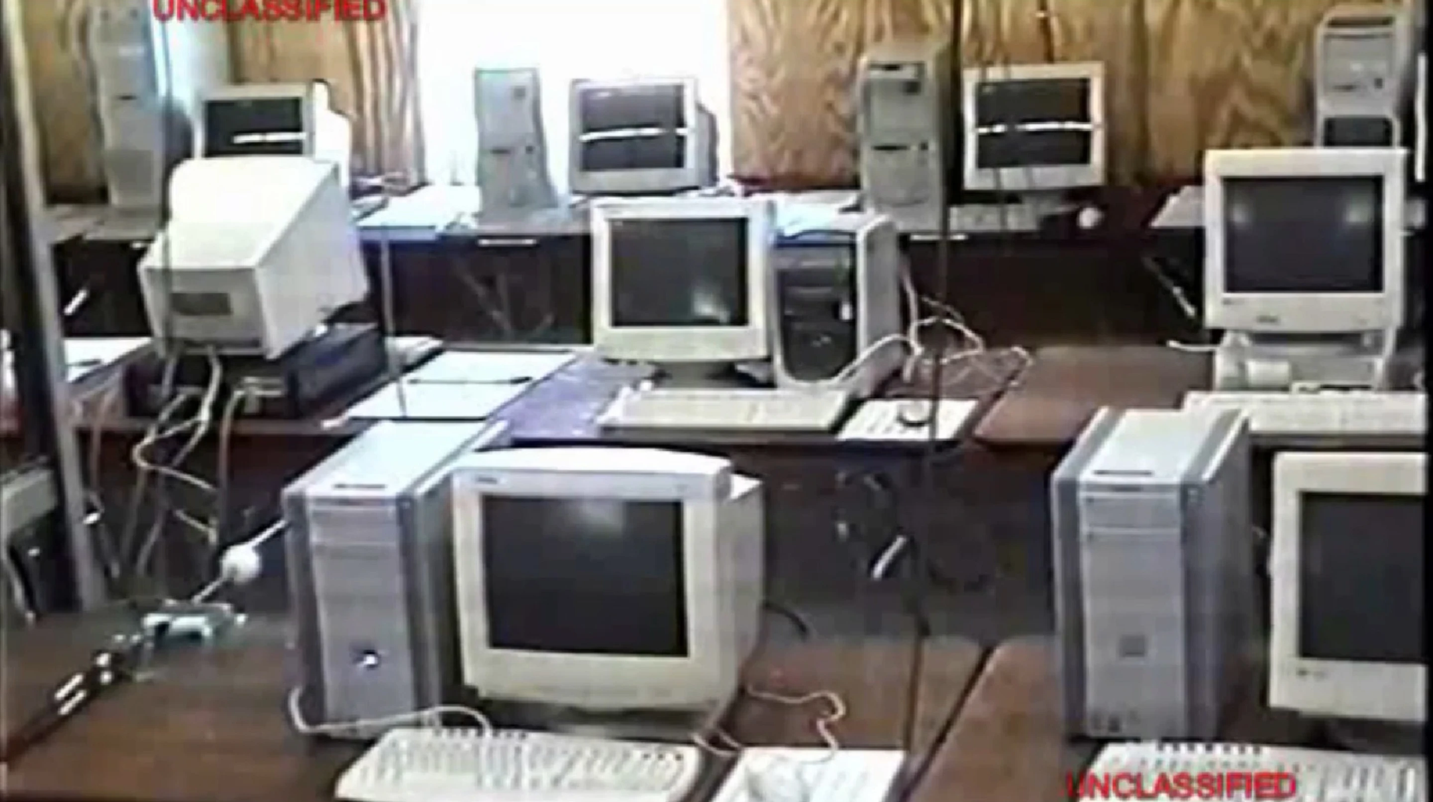 Computer targetsafter a CHAMP missile test attack