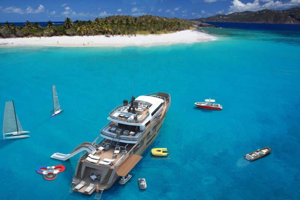 The Oceanemo 33: what super yacht is complete without a water slide?