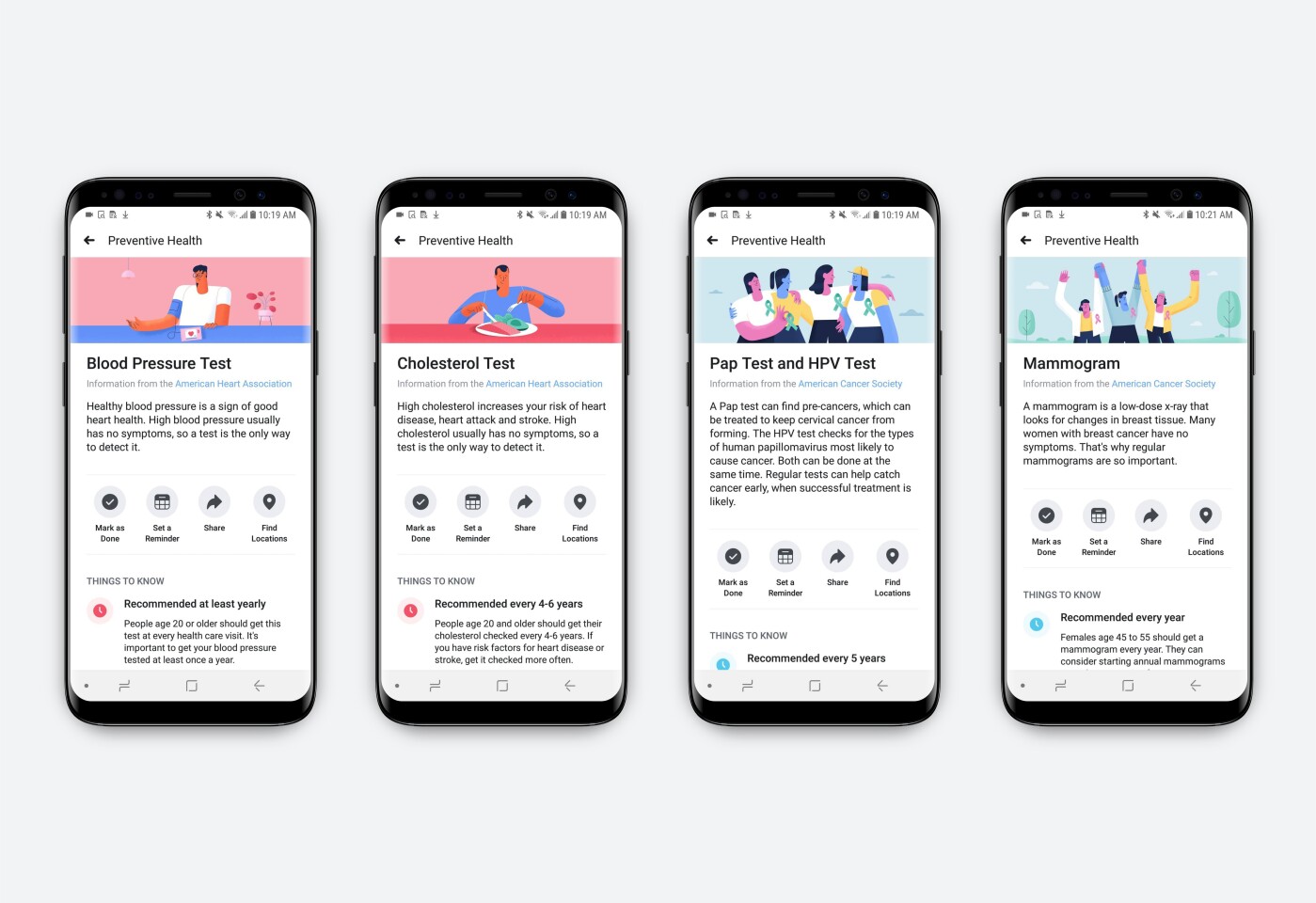 The tool will initially focus on heart disease and cancer prevention while also reminding users where to go to get annual flu shots