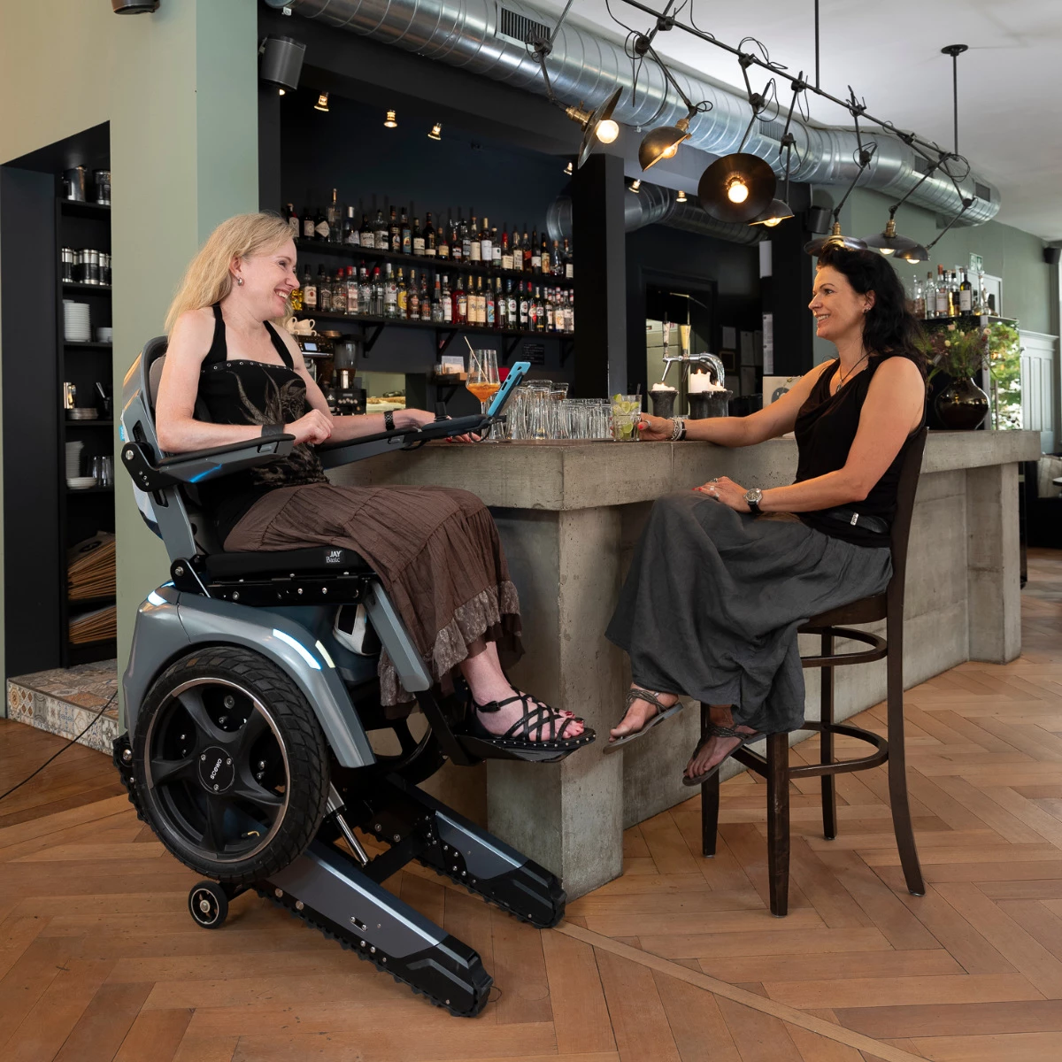 The Bro can raise the height of the user