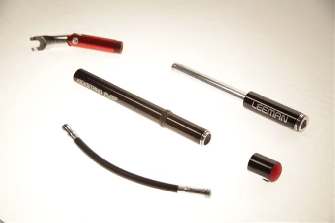The components of the Kickstand Pump