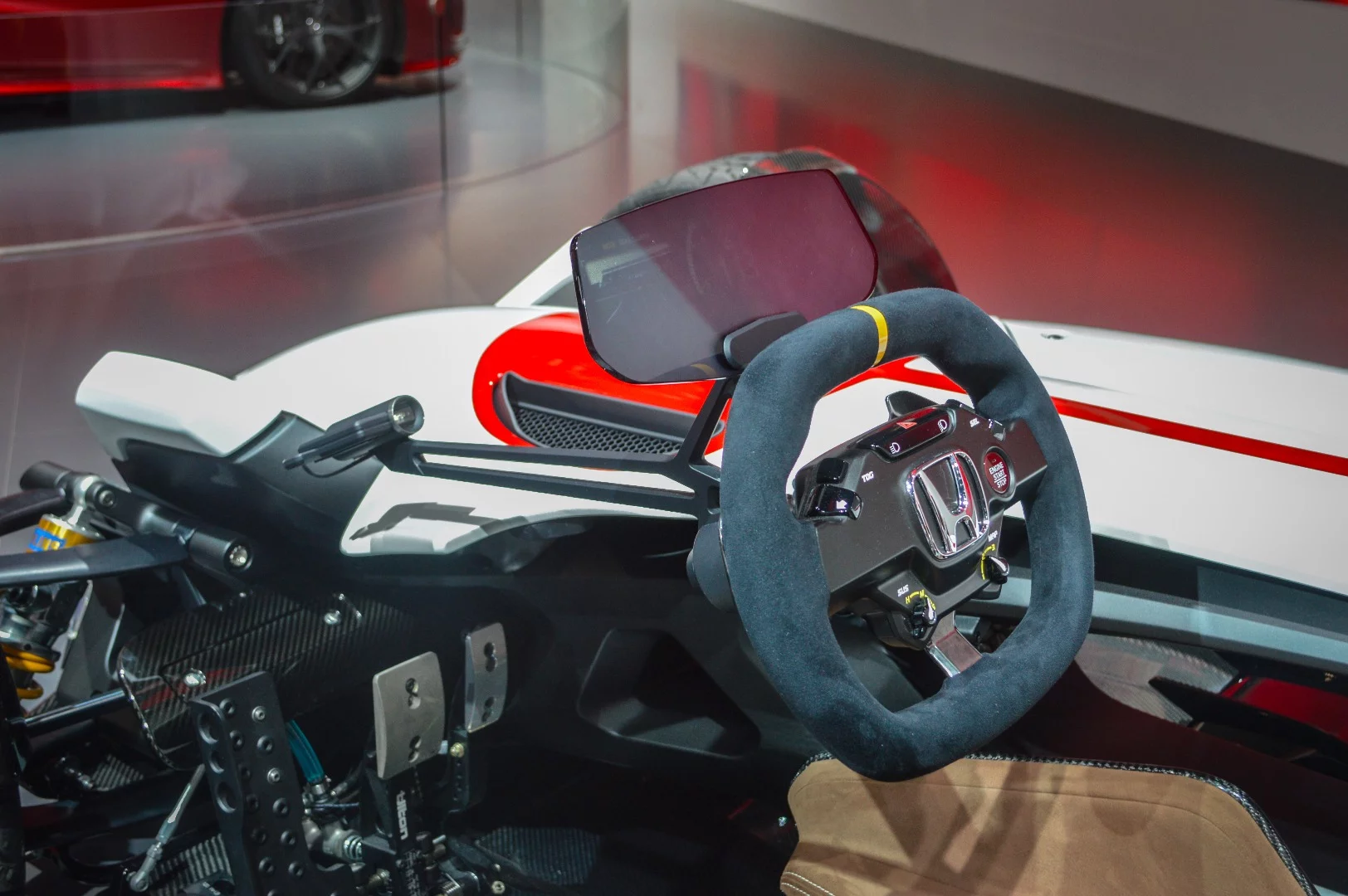 The 2&4 includes a skeletal cockpit with small digital display