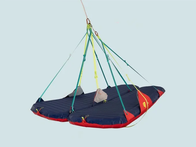The G7 Pods can be set up in pairs side-by-side for a wide sleeping platform