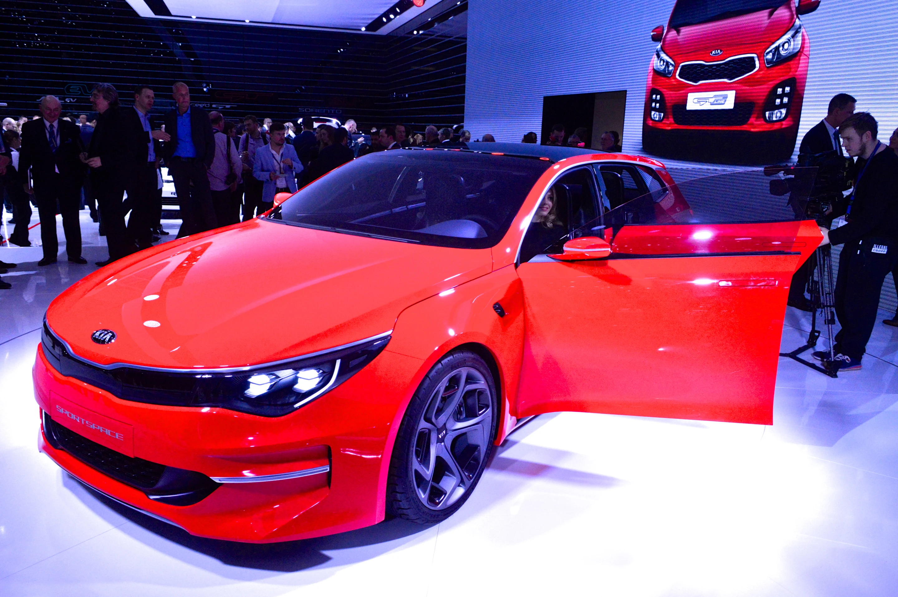 Kia reveals the Sportspace concept on the first media day of the Geneva show (Photo: C.C. Weiss/Gizmag)