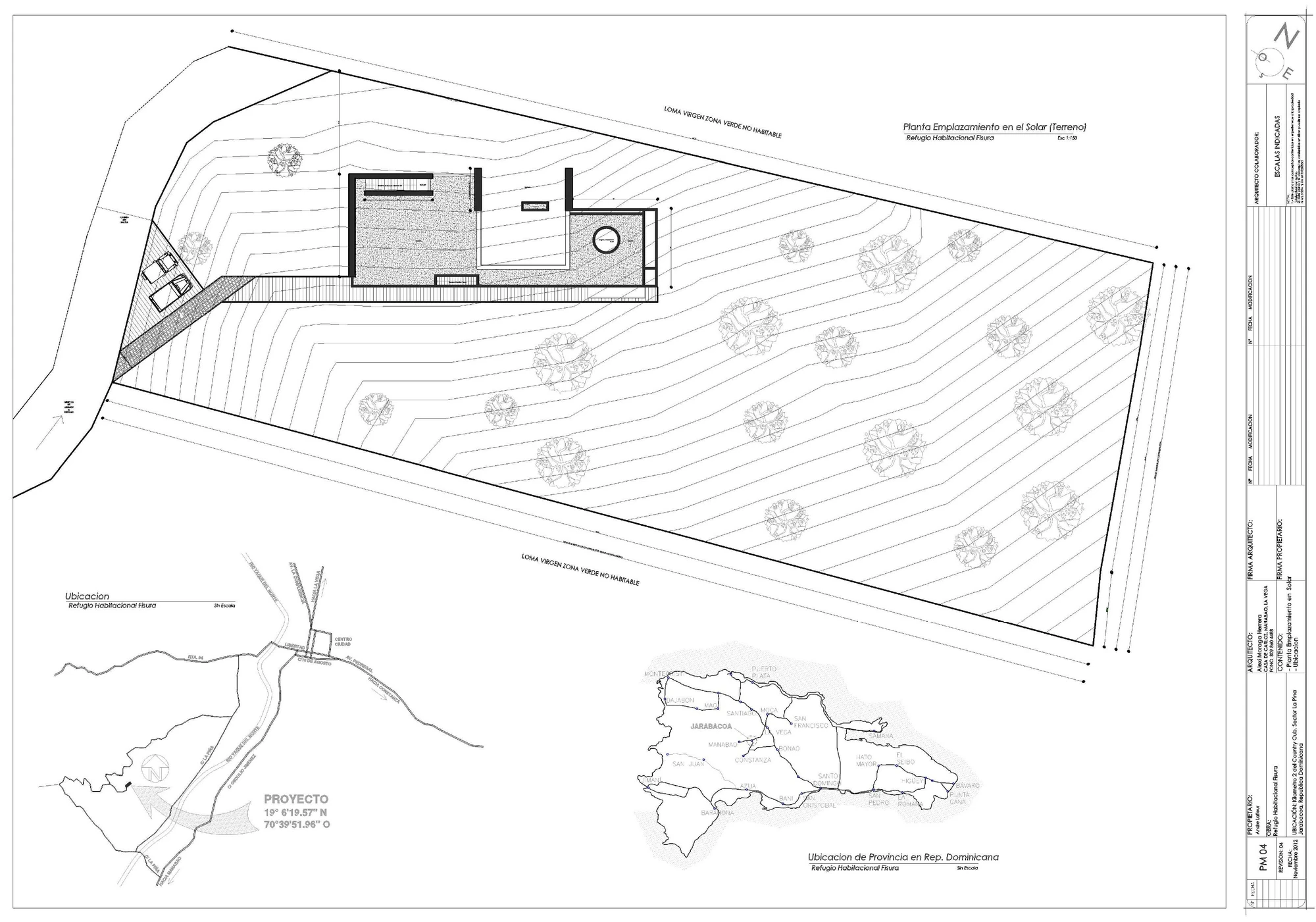 Architectural drawing of the RD House (Image: Vasho)