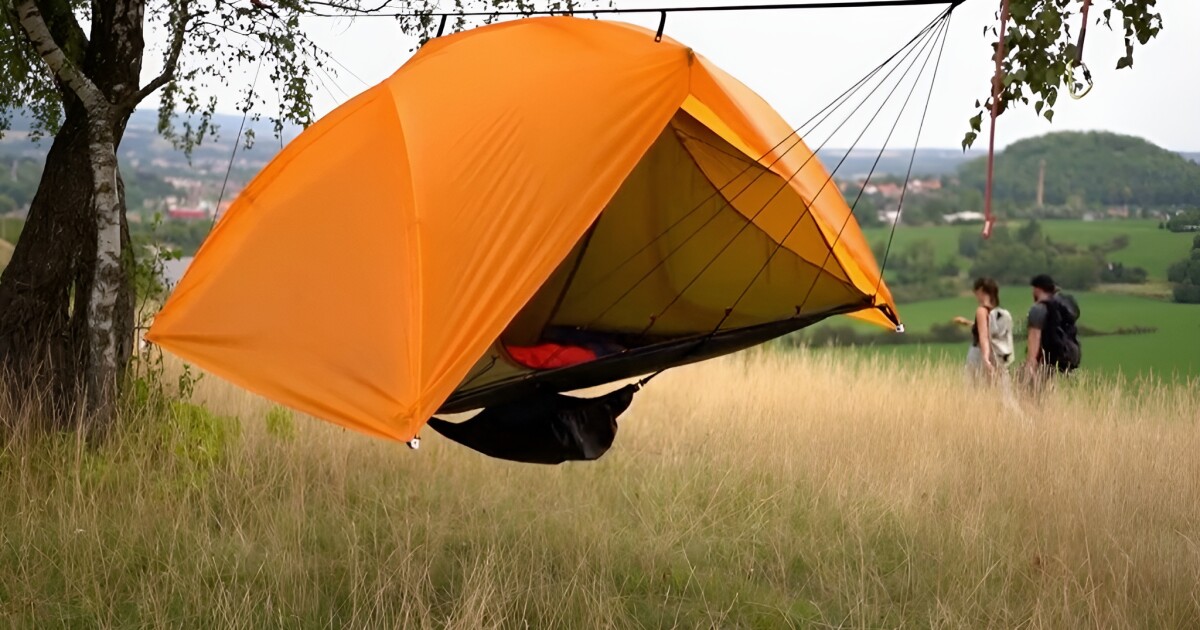 HoverTent offers versatile camping with hammock and tent HoverTent offers versatile camping with hammock and tent