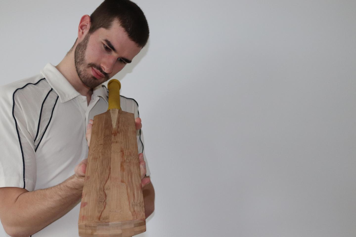 Ben Tinkler-Davies examines one of the bamboo bats