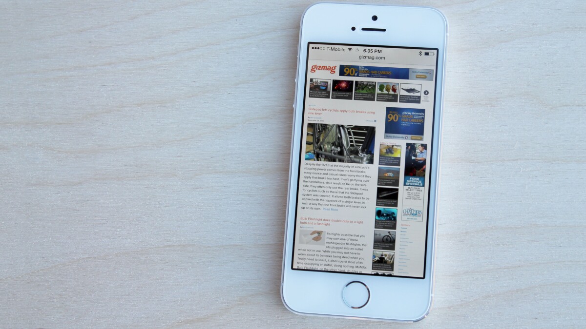 The iPhone 5s is Apple's latest S-series update