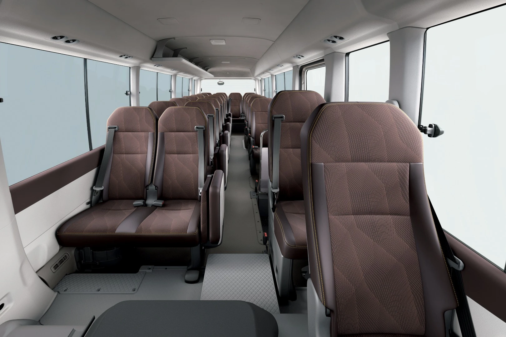 Passengers have more space on the Coaster
