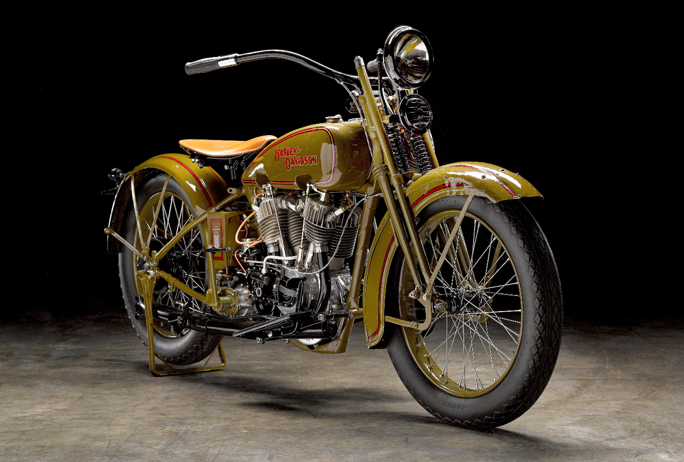 Three Harley JD models sold in Vegas with this the cheapest of the three at $25,875. Another 1927 model sold for $27,500, while an unrestored, very original 1926 model sold for $60,500.