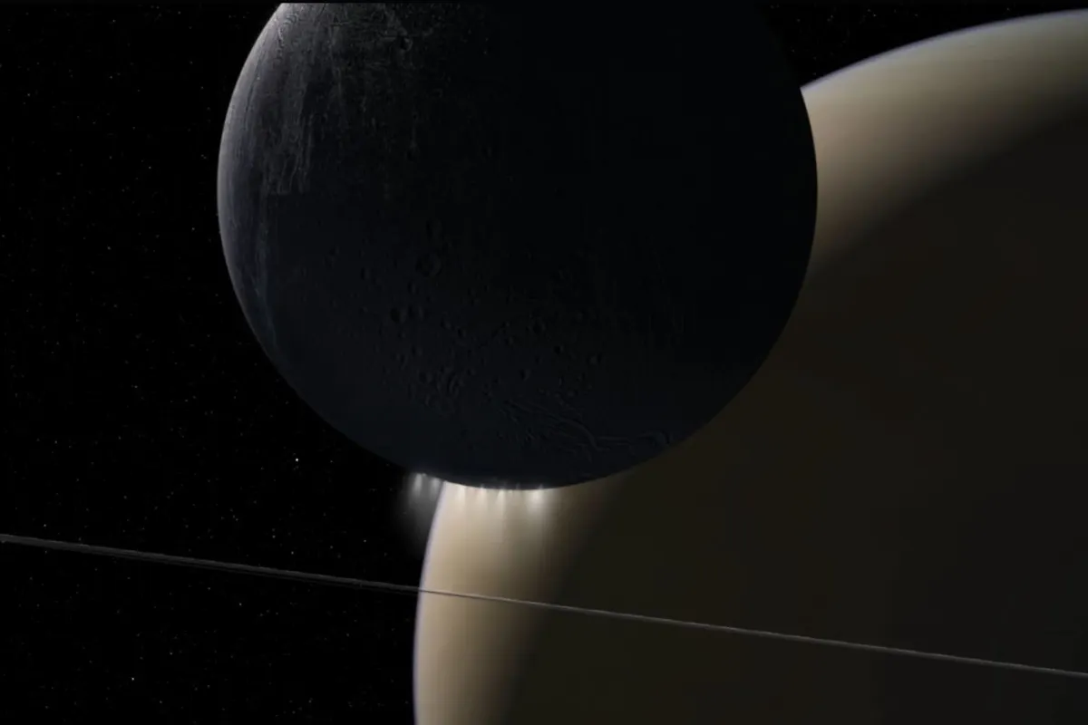 NASA's Cassini spacecraft's Grand Finale orbits found a powerful interaction of plasma waves moving from Saturn to its rings and its moon Enceladus