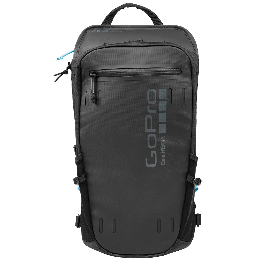 The backpack is water resistant