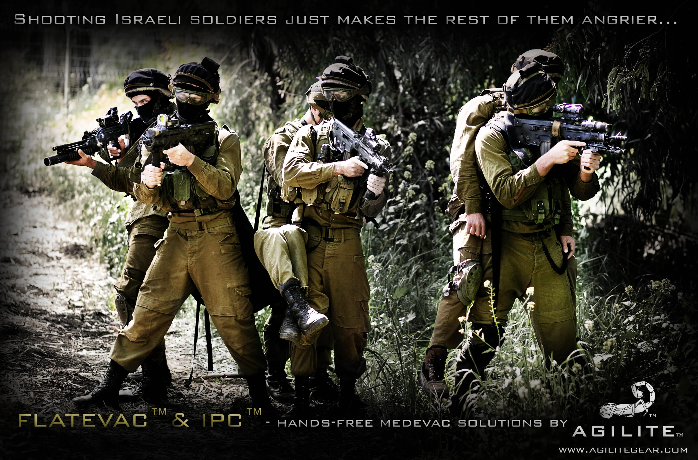 The FlatEvac and IPC "human backpack" side by side (Photo: Michael Alvarez-Pereyre)