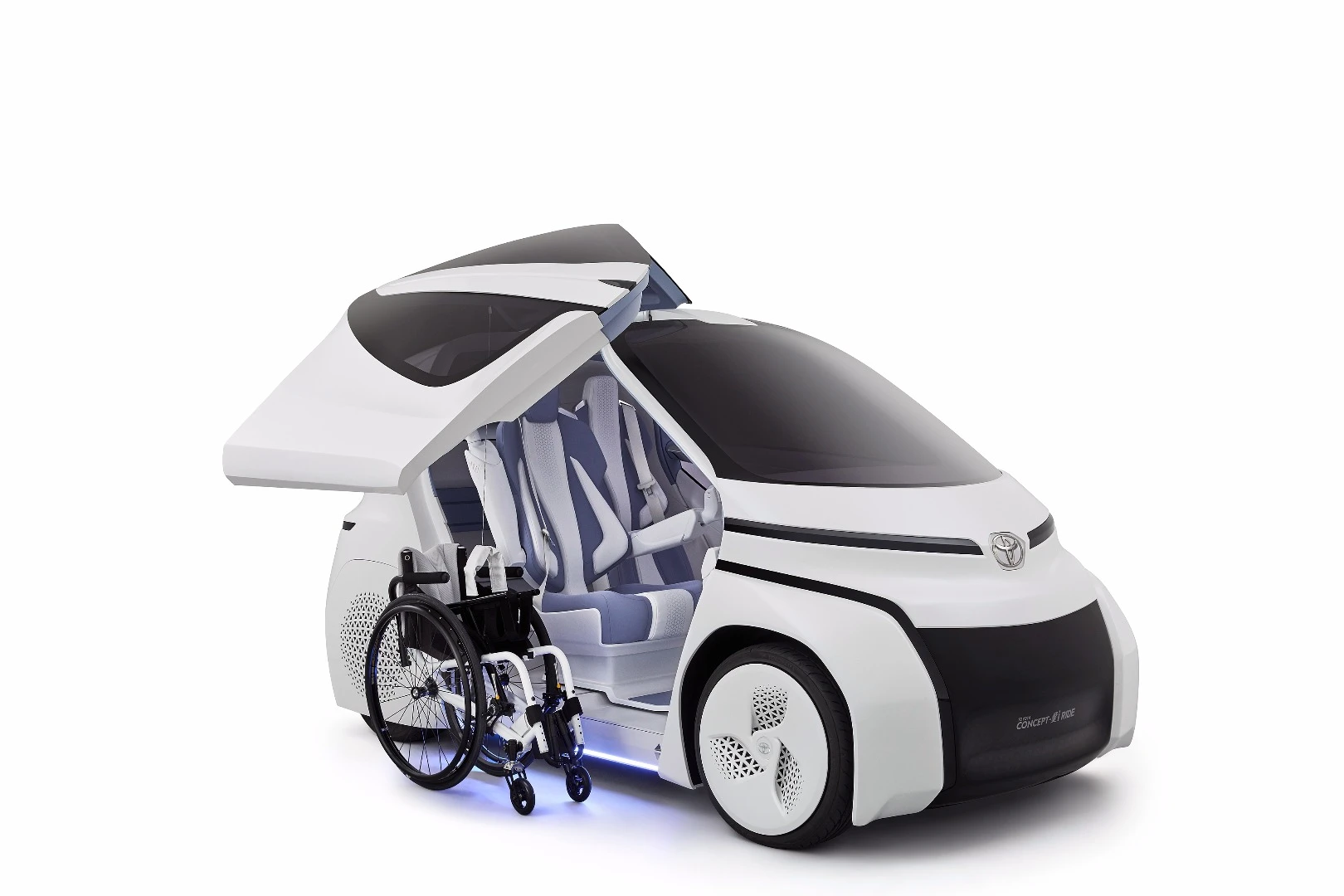 Toyota's Concept-i Ride is designed for wheelchair users