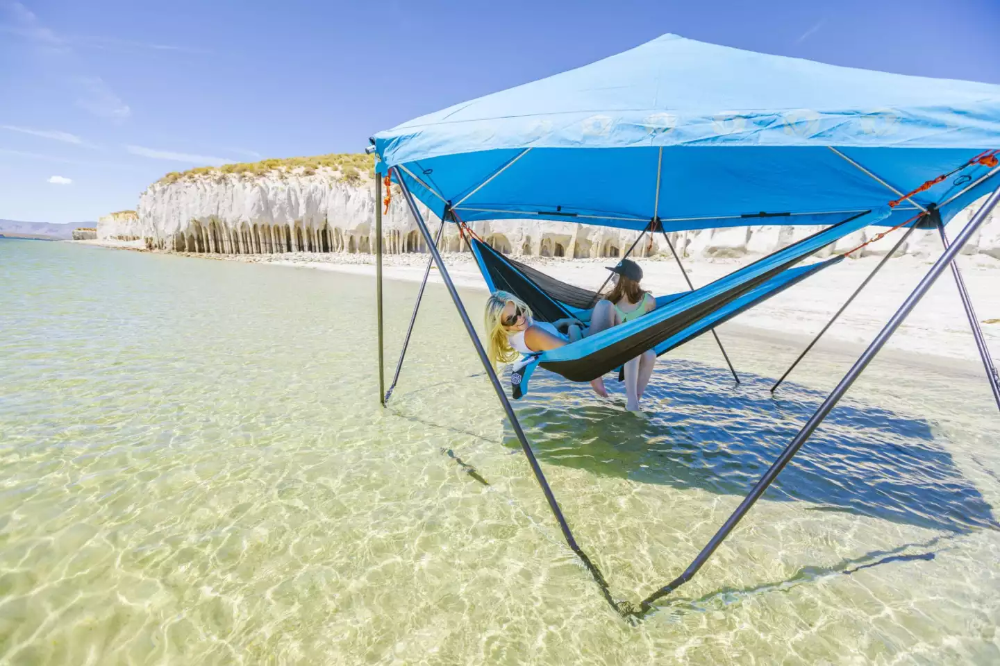 The basic iDome is a sun canopy you can hang in