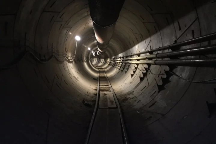 The Boring Company's proof-of-concept tunnel beneath LA