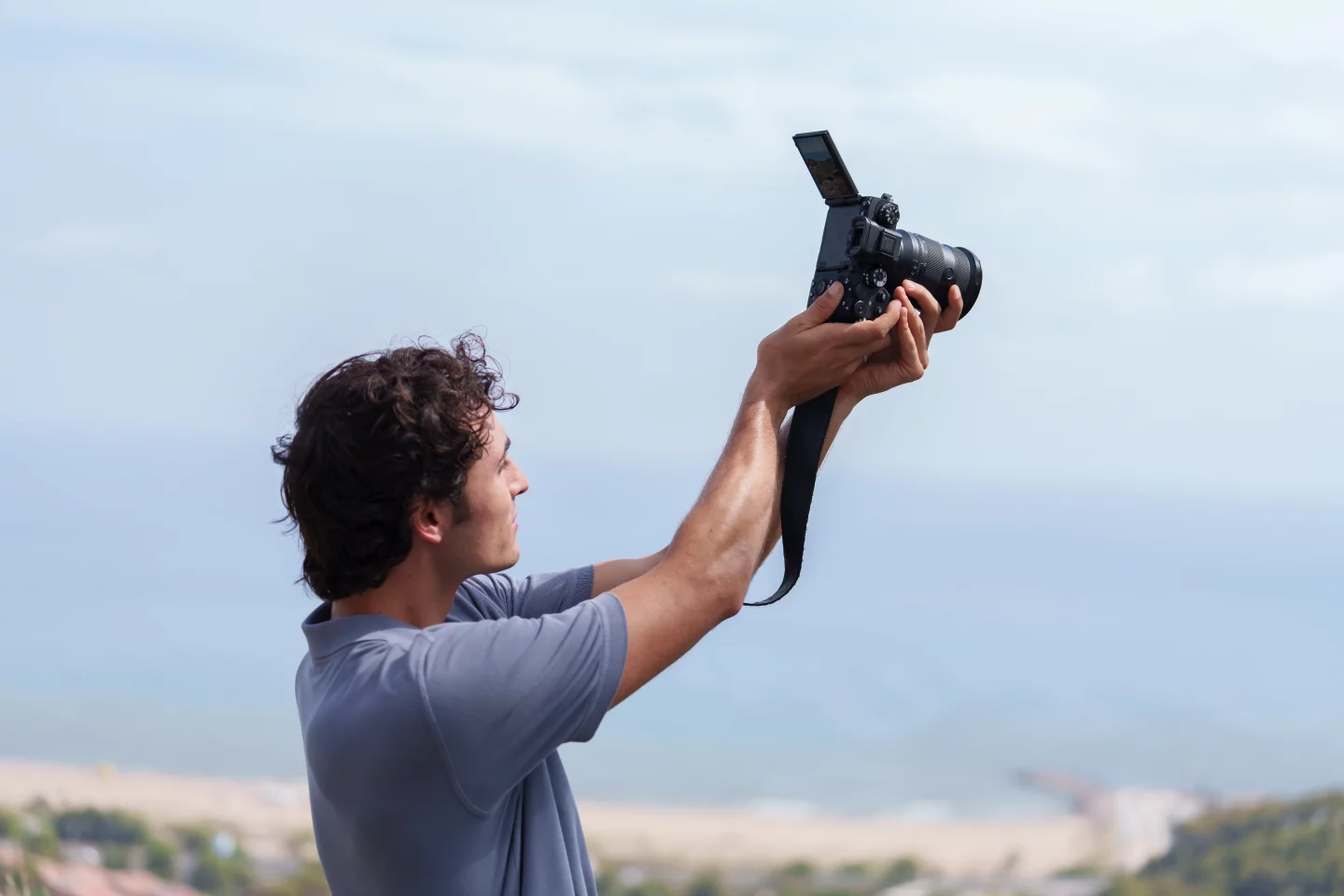 The Alpha 9 III helps professionals capture the image or video, no matter the angle