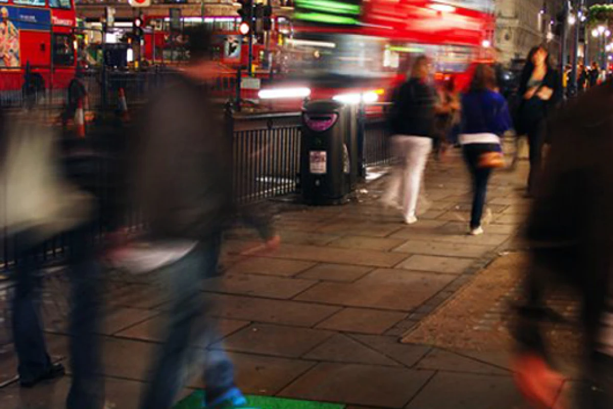 Pavegen tiles harvest kinetic energy from pedestrian traffic
