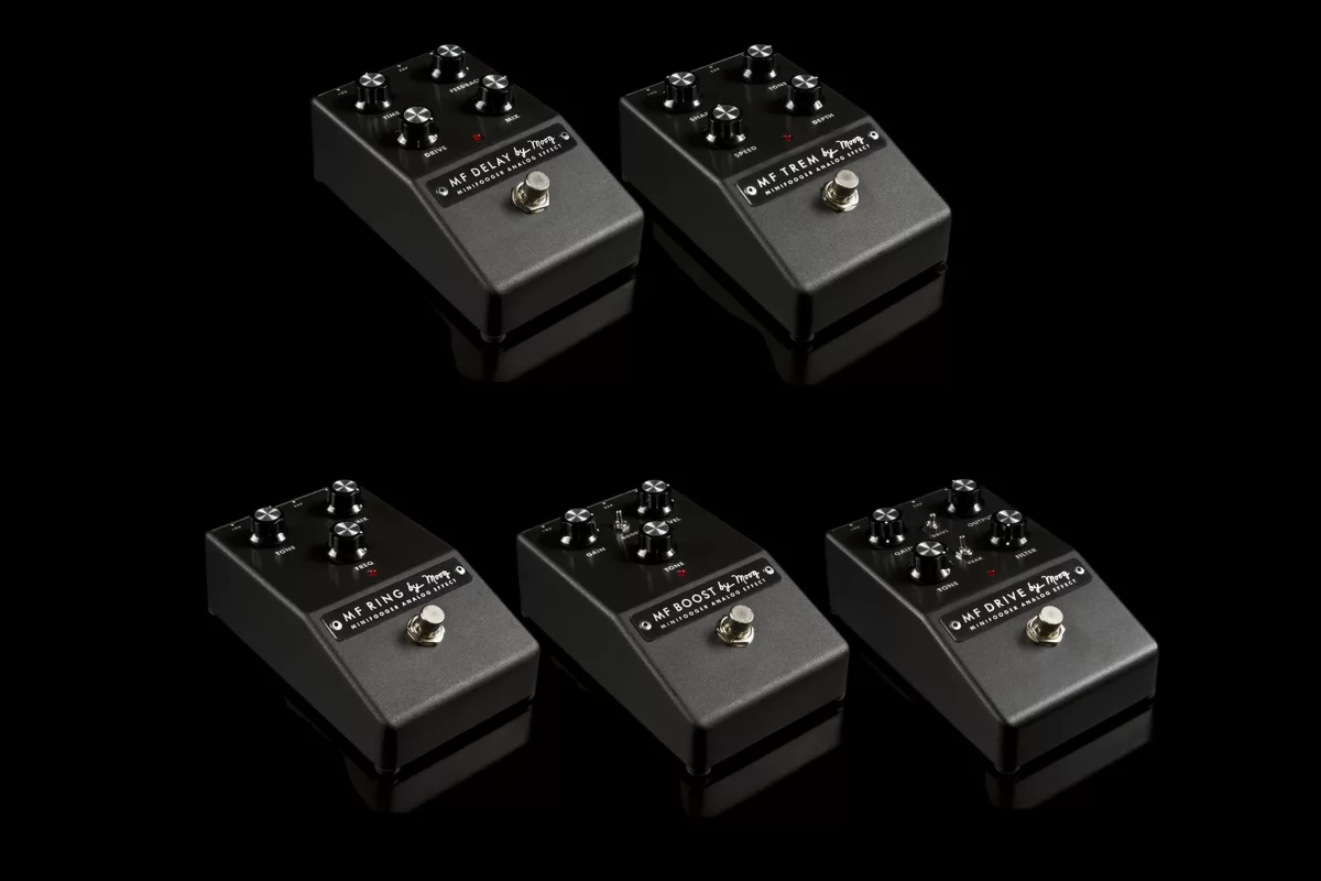 The new Moog Minifooger analog stomp family