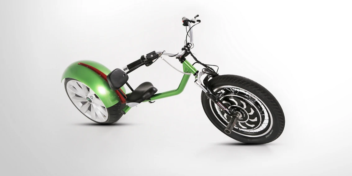 The Chop-E is laid back, in more ways than one