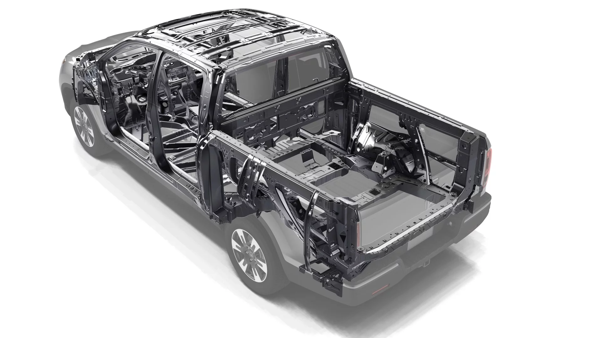 Honda's engineers paid particular attention to the crash-worthiness and stability of the 2017 Ridgeline's design and it pays off with good handling and control