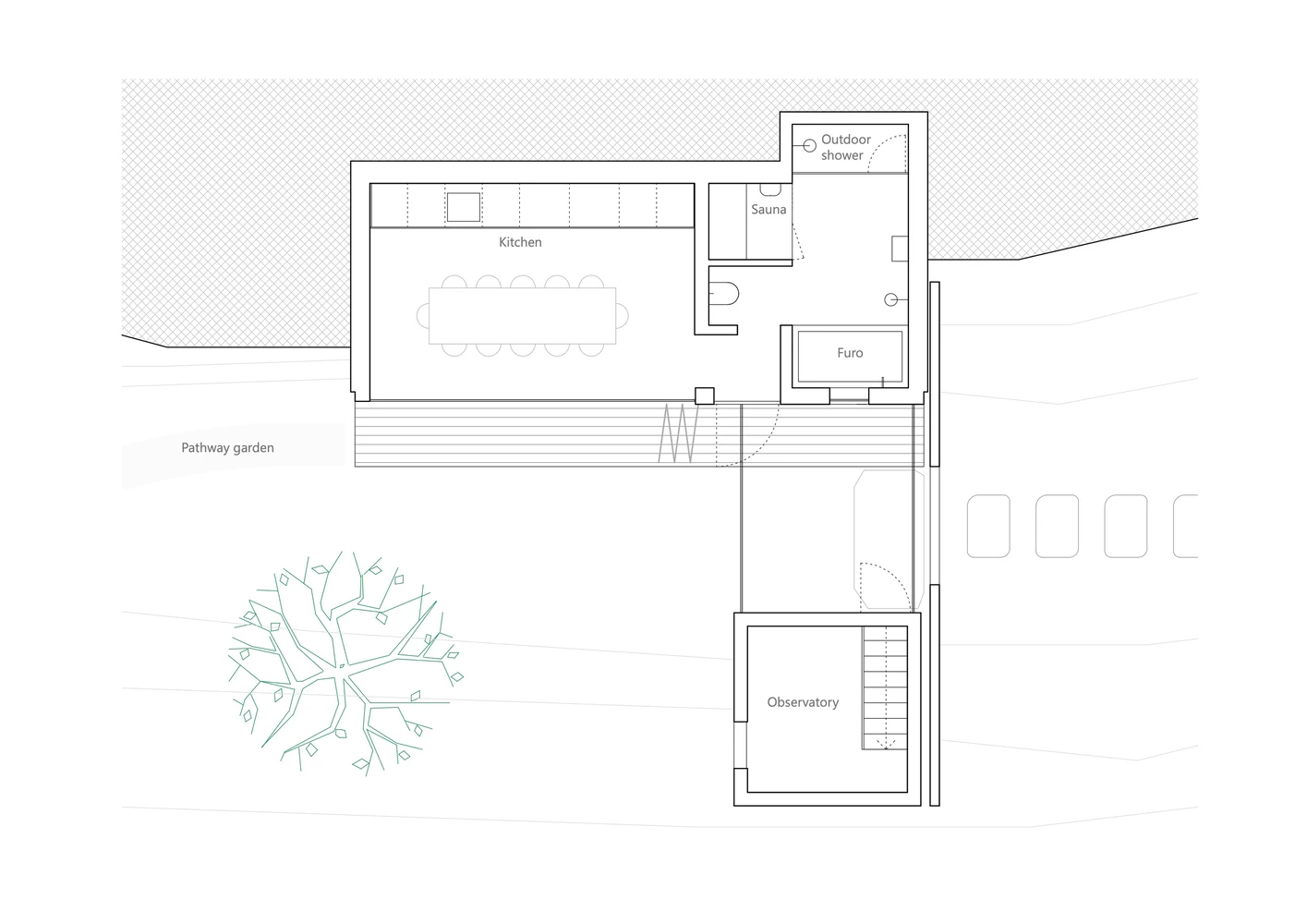Folly at Fair Hill floor-plans by Rever & Drage Architects
