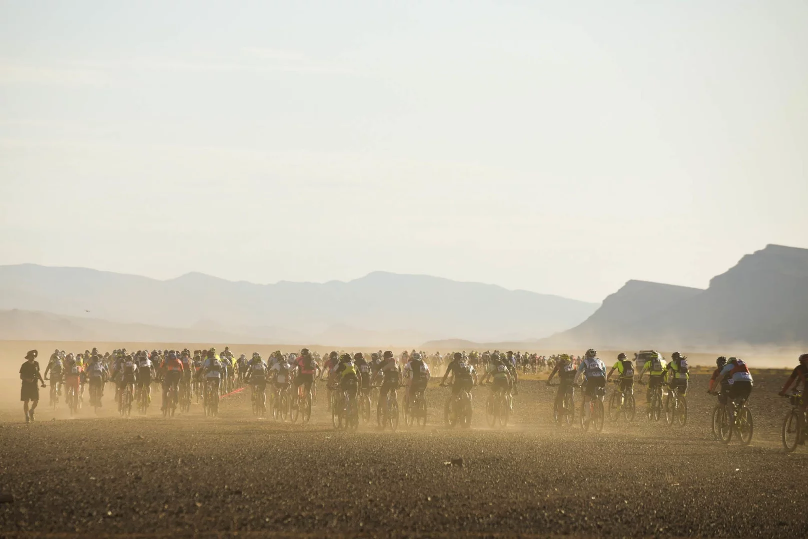 612 riders took part in the Gaes Titan Desert bike race in 2018